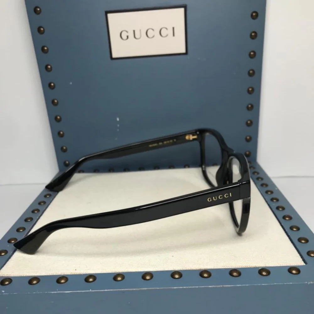 New 💯 Authentic Gucci Demo Square Men's Eyeglasses GG1344O 005 - Picture 6 of 12